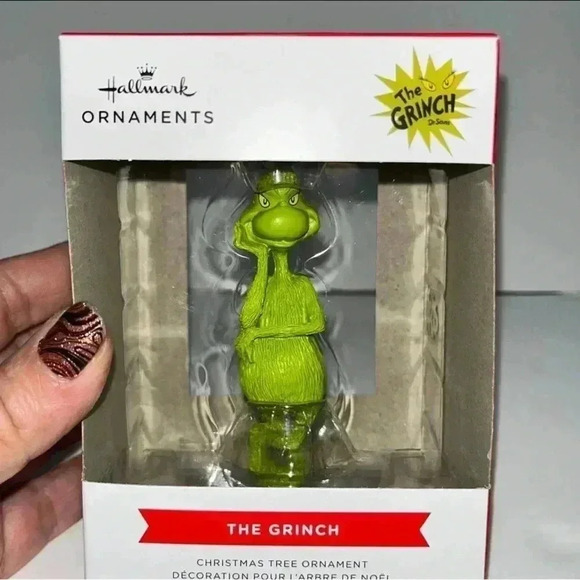 HALLMARK 2022 Dr. Suess The Grinch NIB ornament collectable - Picture 3 of 5